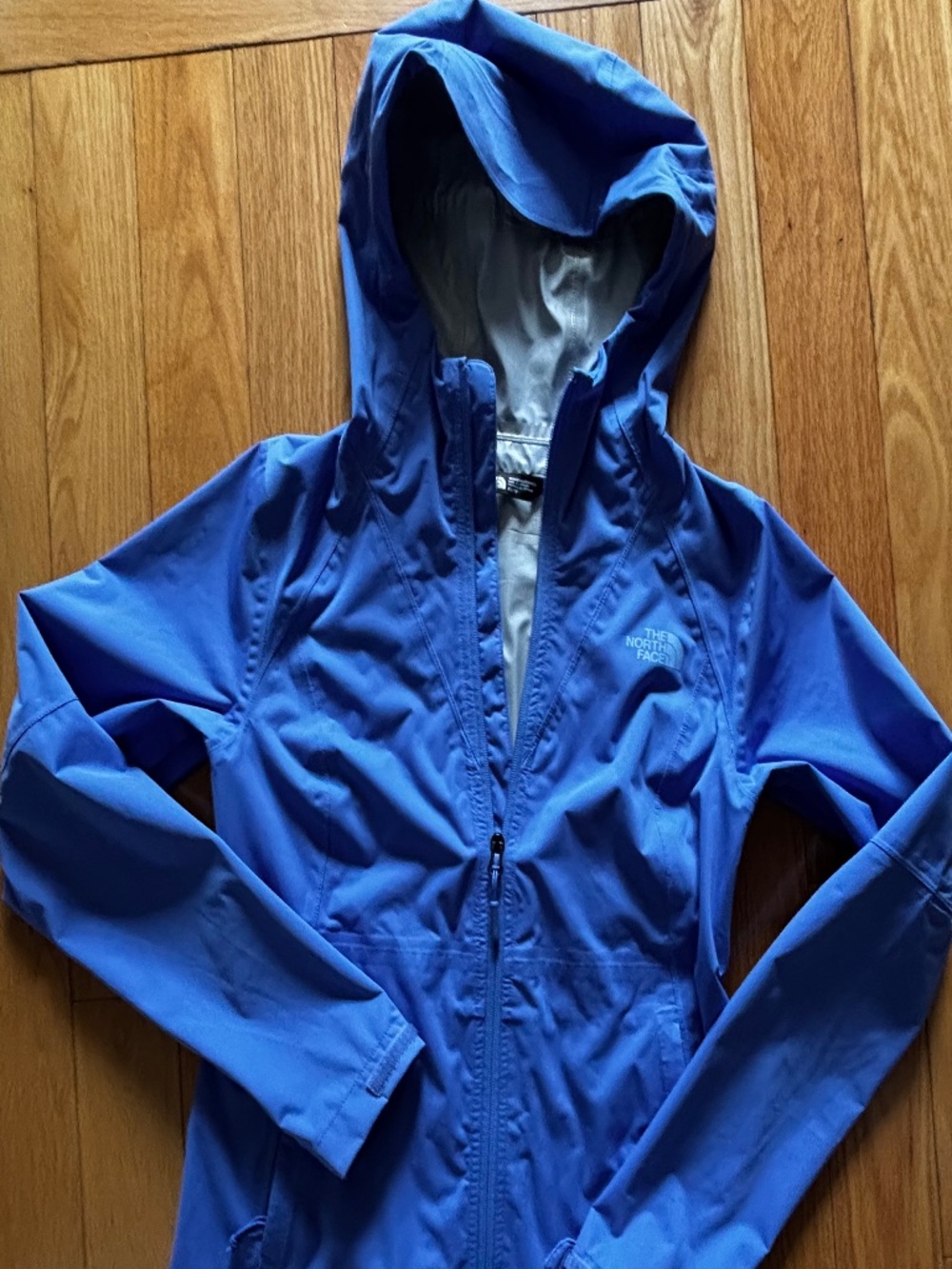 The North Face Women's Lightweight Hooded Rain Jacket - Blue / Periwinkle - Size